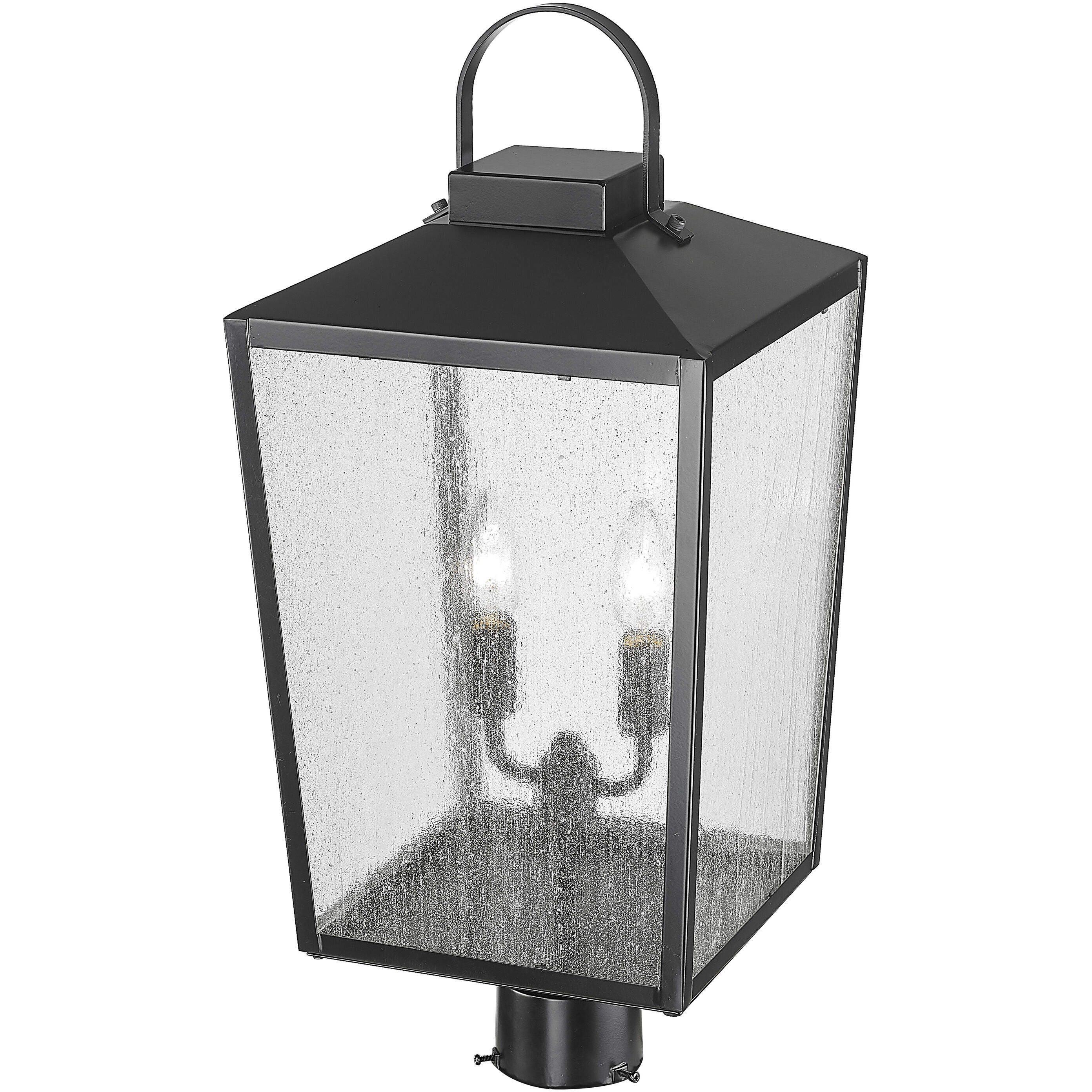 Devens 2 Light 22.75 inch Powder Coated Black Outdoor Post Lantern
